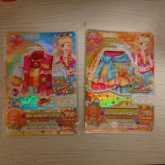 アイカツカード プレミアム 夏樹みくる リゾートキャンサーコーデ 3枚