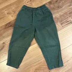 GU ダークグリーン ロングパンツ　サイズ100