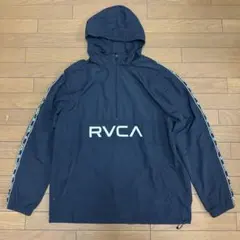 RVCA　XLサイズ　ナイロンパーカー　プルオーバー　ルーカ ブラック