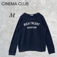 シネマクラブ スウェット シンプル カジュアル ネイビー ロゴ 長袖のサムネイル