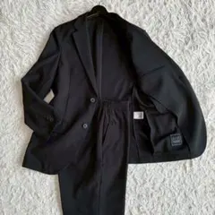 ◎極美品 AWC 軽量春夏スーツ 洗える イージーケア トラベル M 黒のサムネイル