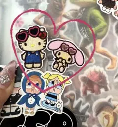 サンリオ♥️日焼けワッペン♥️シール♥️コゲキティ♥️サンリオ