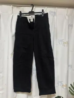 UNIQLO U ワイドフィットチノ　ブラック　73サイズ