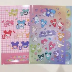 TWICE サンリオ ダイカットクリアファイル2枚セット