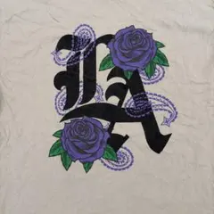 POPULAR POISON プリントTシャツ ベージュ L