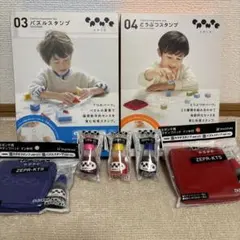 パズルスタンプ 03 & どうぶつスタンプ 04 知育玩具　子供　おもちゃ