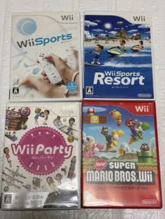 ⭐️24時間以内発送⭐️ Wiiソフトまとめ売り　4本セット　スポーツ　パーティ