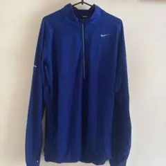 NIKE DRI-FIT ハーフジップパーカー トップス ブルー XL 90s