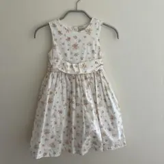LAURA ASHLEY 花柄 ノースリーブワンピース 4T