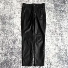00s ZARA 裾ZIP コーティングブラック ギミックデニム Y2K - メルカリ