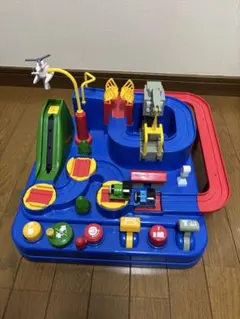 きかんしゃトーマス レッツゴー大冒険 手動レールセット 付属車両有 知育玩具