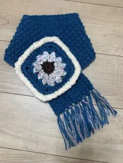 み*ん様 ミニマフラー　モチーフ編み　ハンドメイド