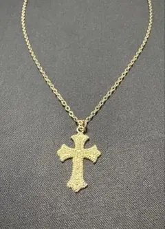 a*読様 クロスネックレス シルバー 十字架 ペンダント メンズ レディース ユ