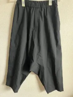 美品 コムコム ベージュ サルエルパンツ S - メルカリ