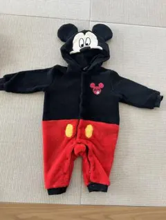 BABYDOLL ミッキーマウス フリース着ぐるみ ロンパース