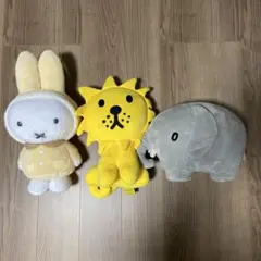 A賞　特大サイズぬいぐるみミッフィー　ふわふわのお洋服　おまけ2体