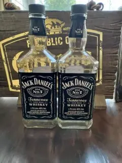 ジャックダニエル 1750ml 空瓶 2本セット‼