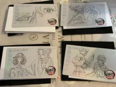 鬼滅の刃　ムビチケ風カード　劇場物販　猗窩座　狛治＆恋雪　他　無限城編