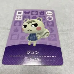 どうぶつの森 ジュン amiiboカード 264