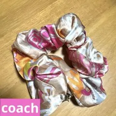 coach シュシュ サテンヘア