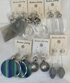 SALE4 ハンドメイド　樹脂　金属　ピアス　イヤリング　まとめ売り