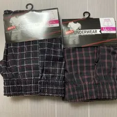 メンズ トランクス 2枚セット LL 綿100