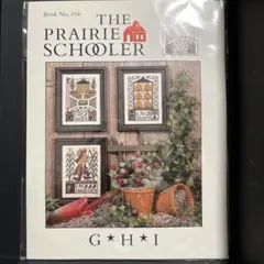 THE PRAIRIE SCHOOLER G H I 刺繍図案