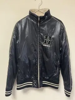 HYSTERIC ブラック ナイロンジャケット　裏ボア