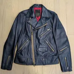 【美品】JACKROSE★ダブルライダース ラムレザージャケット