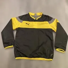 Puma 長袖ピステ 黒/黄　120