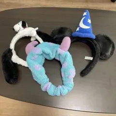 ディズニー、USJヘアバンド3点セット