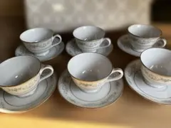 ノリタケ　NOBLE 2600 カップ＆ソーサー 6客セット 未使用 美品