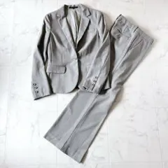 美品✨Theory セオリー パンツスーツセットアップ グレー S相当 通勤