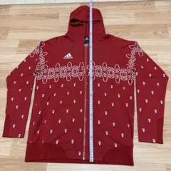adidas 赤 フルジップパーカー Mのサムネイル