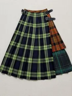 ルキルト Le kilt ラップ巻きプリーツスカート 百貨店購入 新品未使用