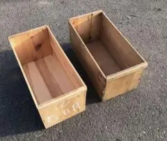 CEDAR'67様 りんご　木箱2個セット　野菜、花苗の植木鉢に！