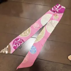 ノベルティ　スカーフ ピンク