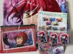 セガラッキーくじ　プロセカ　あんスタ　タオル　缶ミラー　ラバー　逆先夏目　類