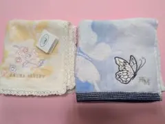 ブランド　タオルハンカチ　ハナエ　モリ　ローラアシュレイ　2点セット 新品未使用