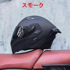 ダブルレンズ システム フリップアップ フルフェイスヘルメット 艶有り