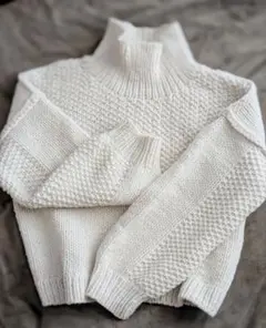 ★美品★ウール100% オードリーアンドジョンワッド ペルーニット 手編み