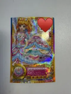 アイカツ レインボーエトワールリボンアクセ SPR カード 虹野ゆめ