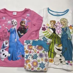 FROZEN エルサ アナ パジャマセット 110cm