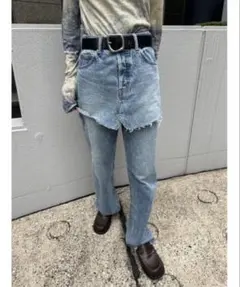 BLACK by moussy layered denim レイヤードデニムのサムネイル