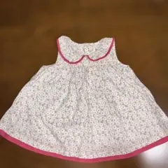 ラブアンドピースアンドマネー　花柄 ノースリーブ ワンピース キッズ