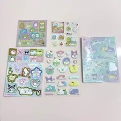 【サンリオ すみっコぐらし】シール 5枚まとめ売り ぷっくり ホログラム