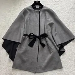 LANVIN en Bleu ランバンオンブルー ポンチョ ケープ LANVIN en Bleu ランバンオンブルー ポンチョ ケープ