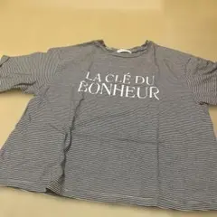 ストライプ柄 半袖Tシャツ