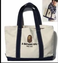 附録A BATHING APE オリジナルキャンバス トートバッグのサムネイル