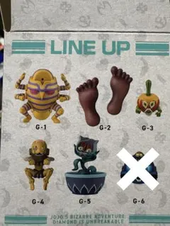 ジョジョの奇妙な冒険 一番くじ G賞 デスクトップマスコット 5点セット